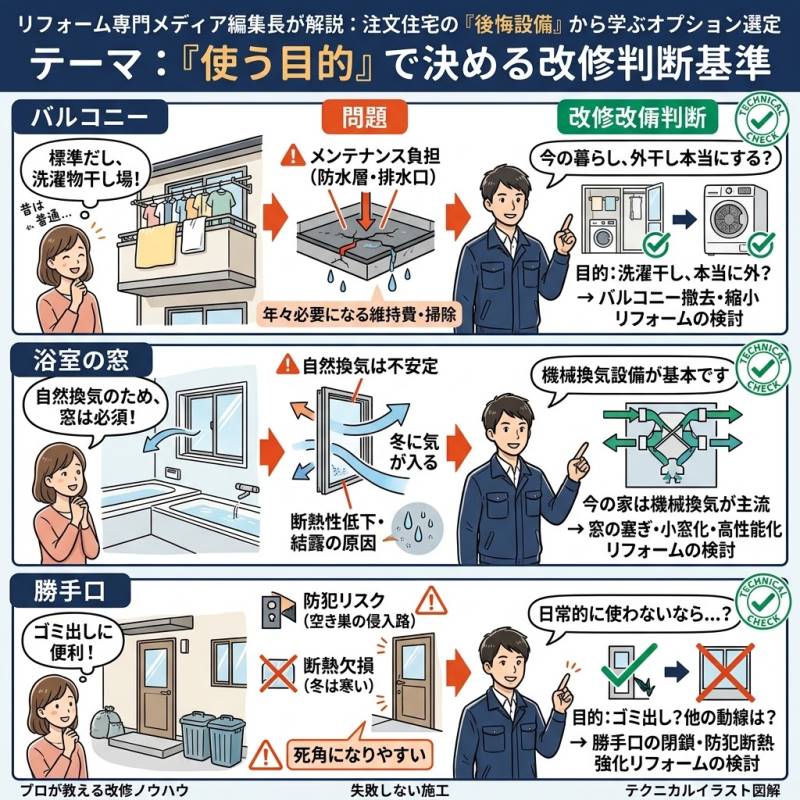 注文住宅のオプションは「使う目的」で判断する